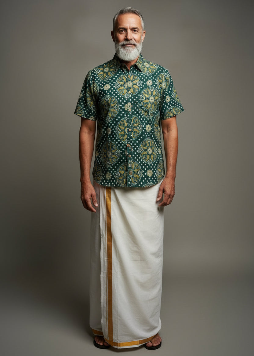 Cotton Printed Half Sleeve Shirt SL234