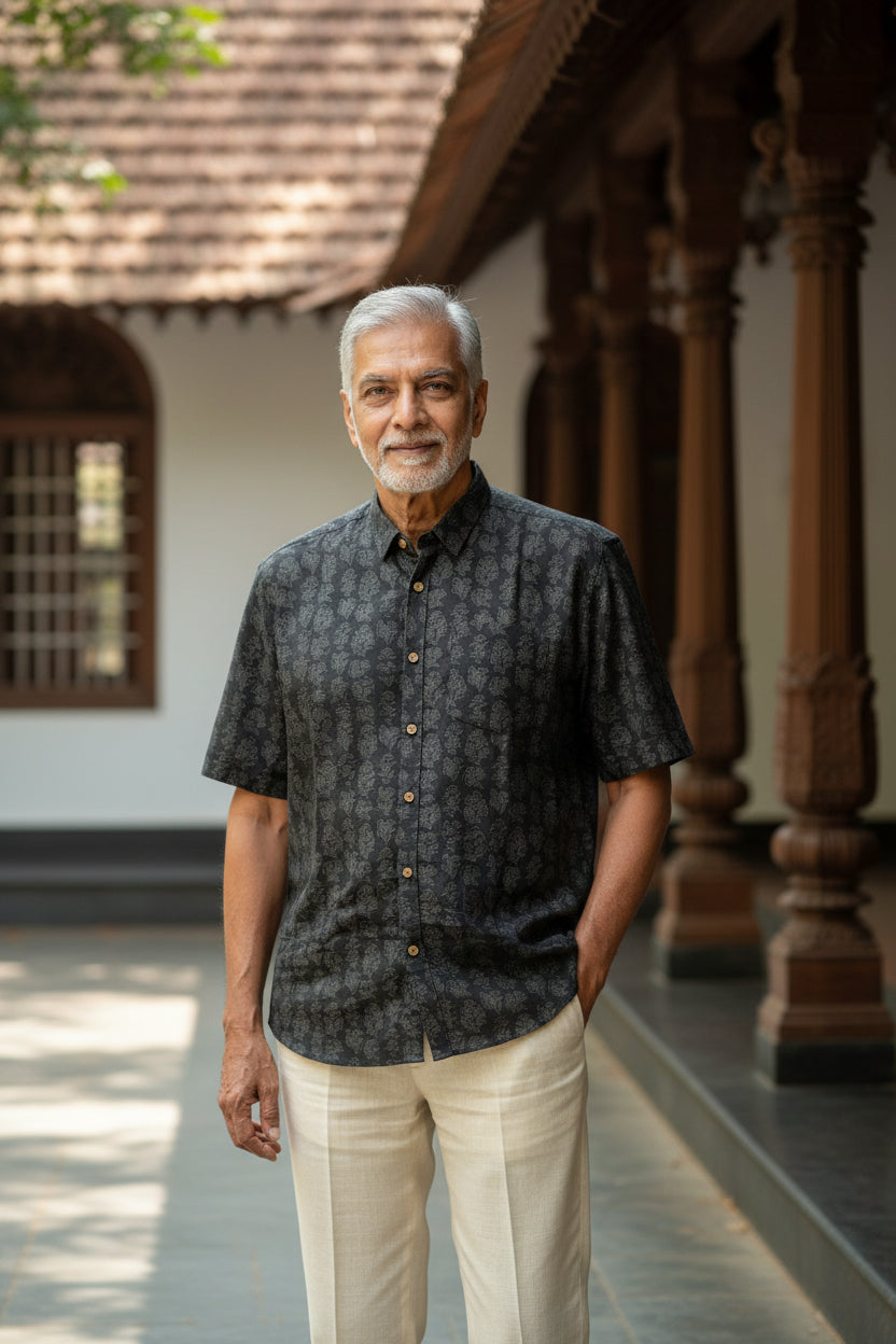 Cotton Printed Half Sleeve Shirt SL234