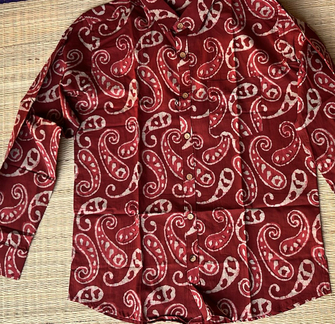 Cotton Printed Full Sleeve Shirt SL234