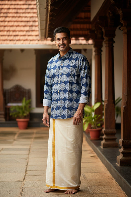 Cotton Printed Full Sleeve Shirt SL234