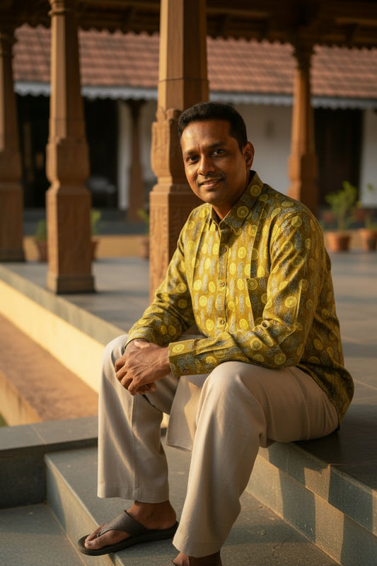 Cotton Printed Full Sleeve Shirt SL234