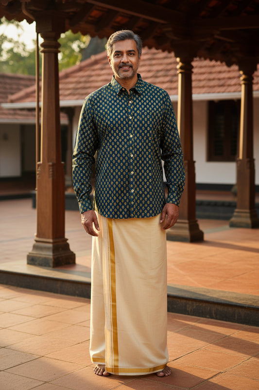 Cotton Printed Full Sleeve Shirt SL234