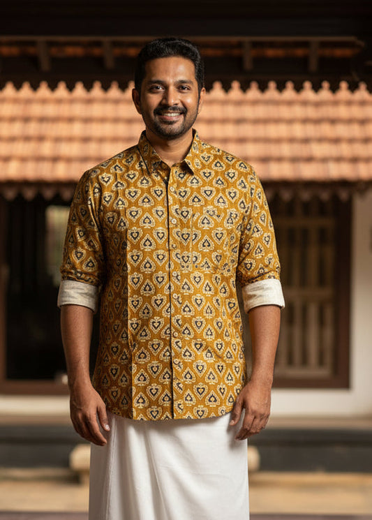 Cotton Printed Full Sleeve Shirt SL234