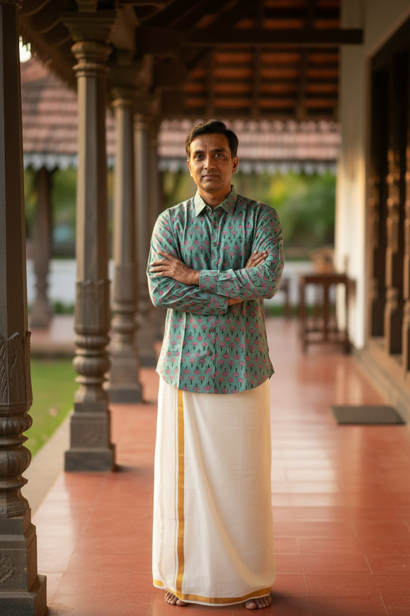 Cotton Printed Full Sleeve Shirt SL234