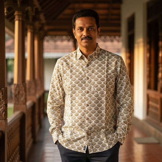 Cotton Printed Full Sleeve Shirt SL234