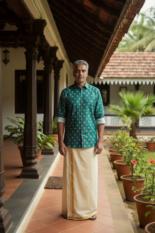 Cotton Printed Full Sleeve Shirt SL234