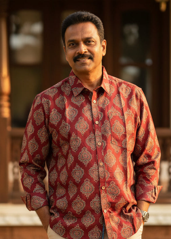 Cotton Printed Full Sleeve Shirt SL234