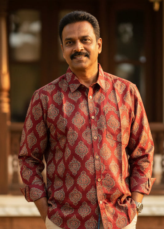 Cotton Printed Full Sleeve Shirt SL234