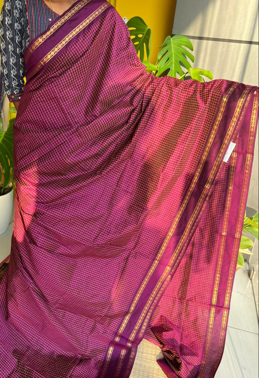 Purple Colour  Kalyani Cotton SL236