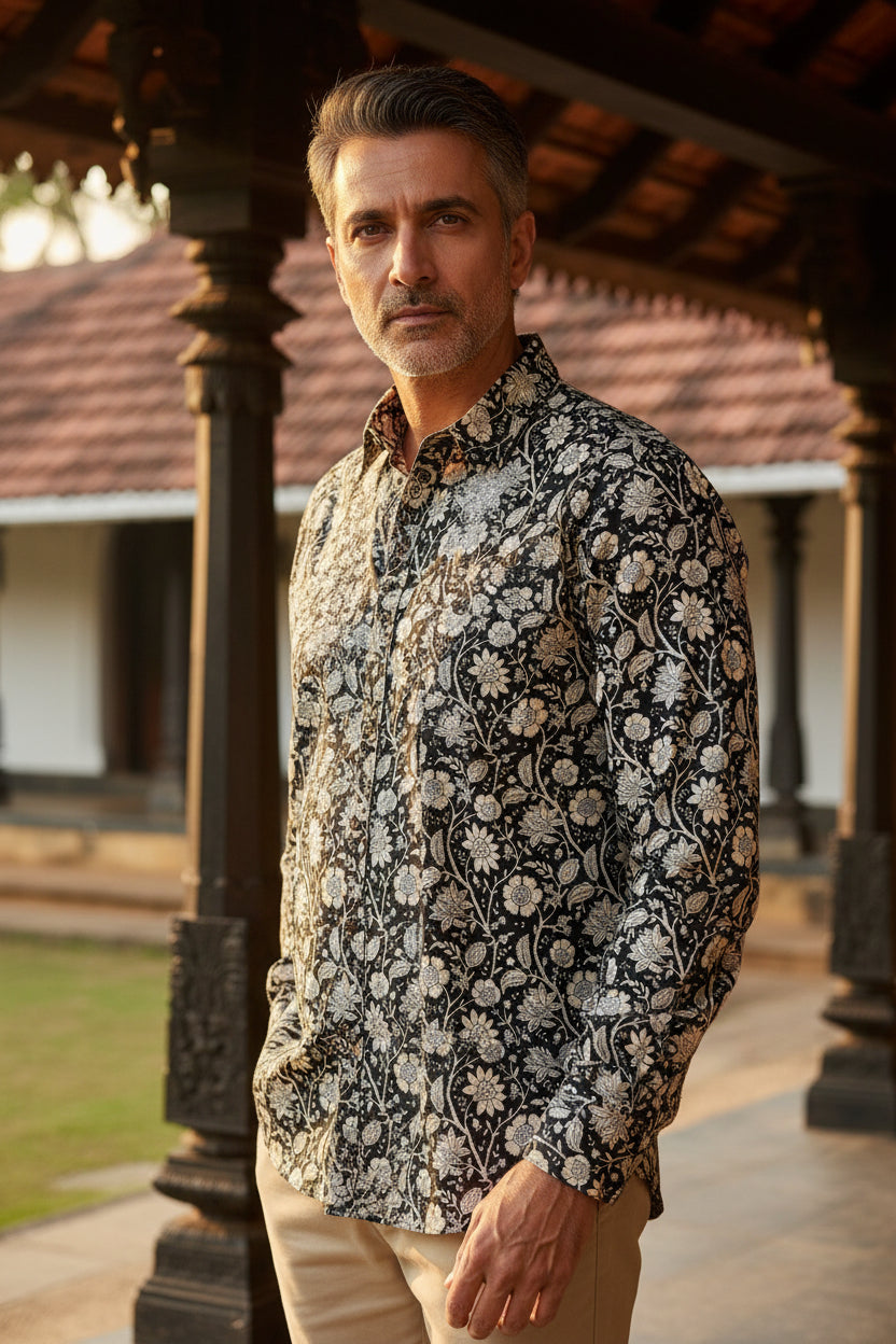 Cotton Printed Full Sleeve Shirt SL234