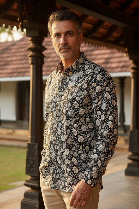 Cotton Printed Full Sleeve Shirt SL234