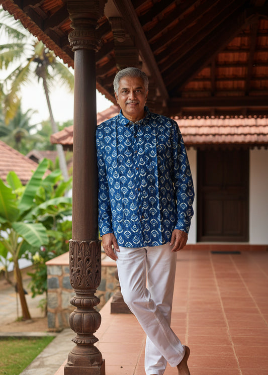 Cotton Printed Full Sleeve Shirt SL234