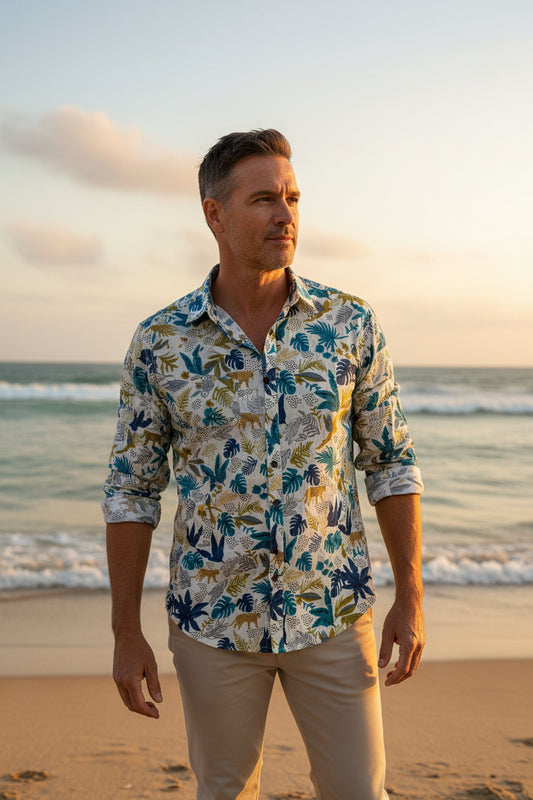 Cotton Printed Full Sleeve Shirt SL234