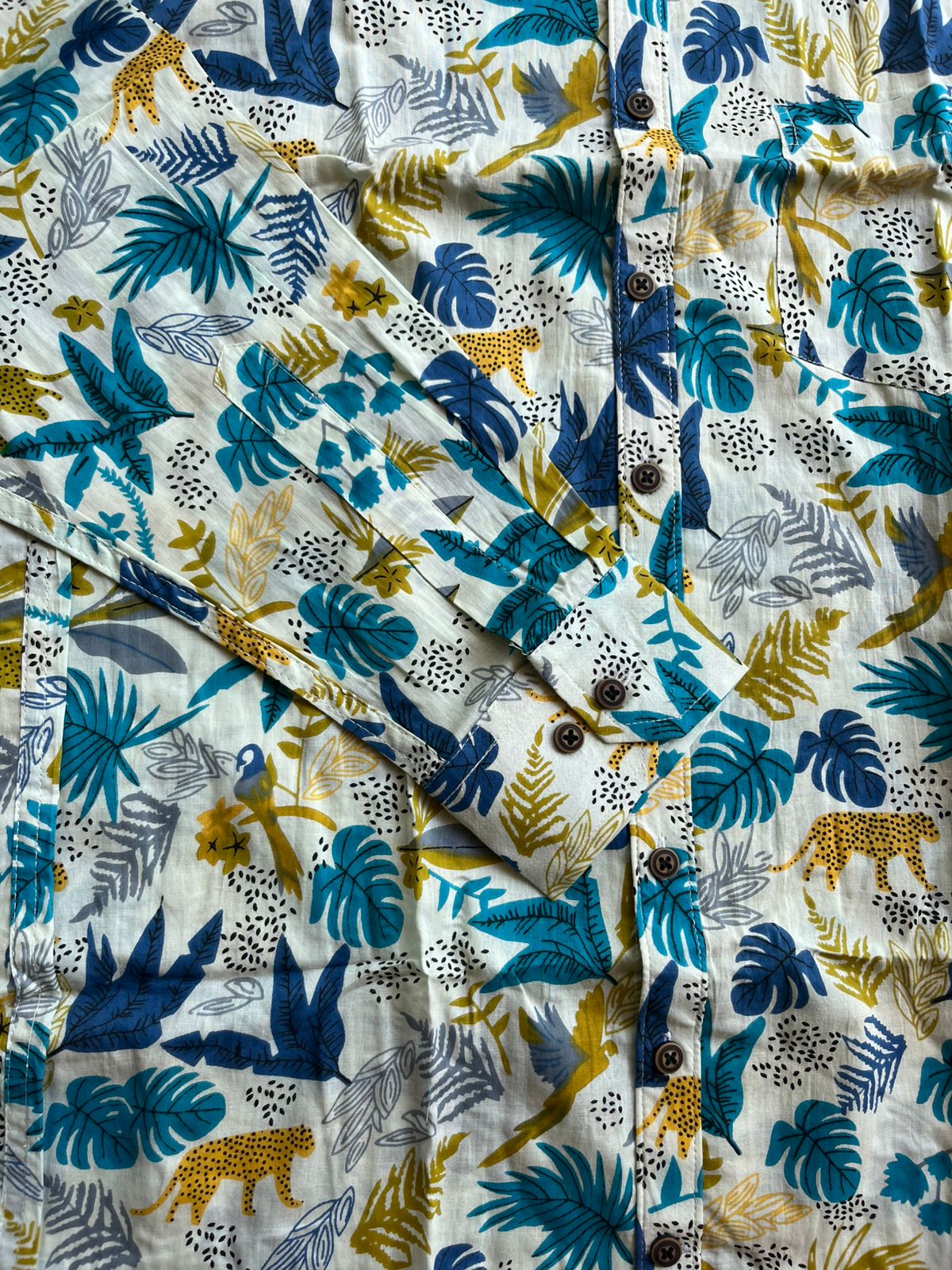 Cotton Printed Full Sleeve Shirt SL234