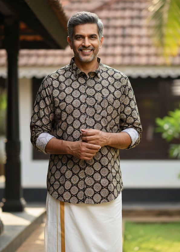 Cotton Printed Full Sleeve Shirt SL234
