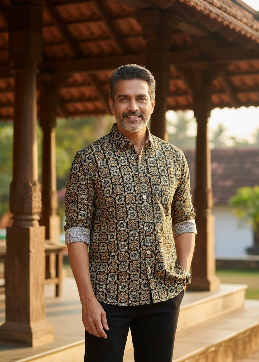 Cotton Printed Full Sleeve Shirt SL234