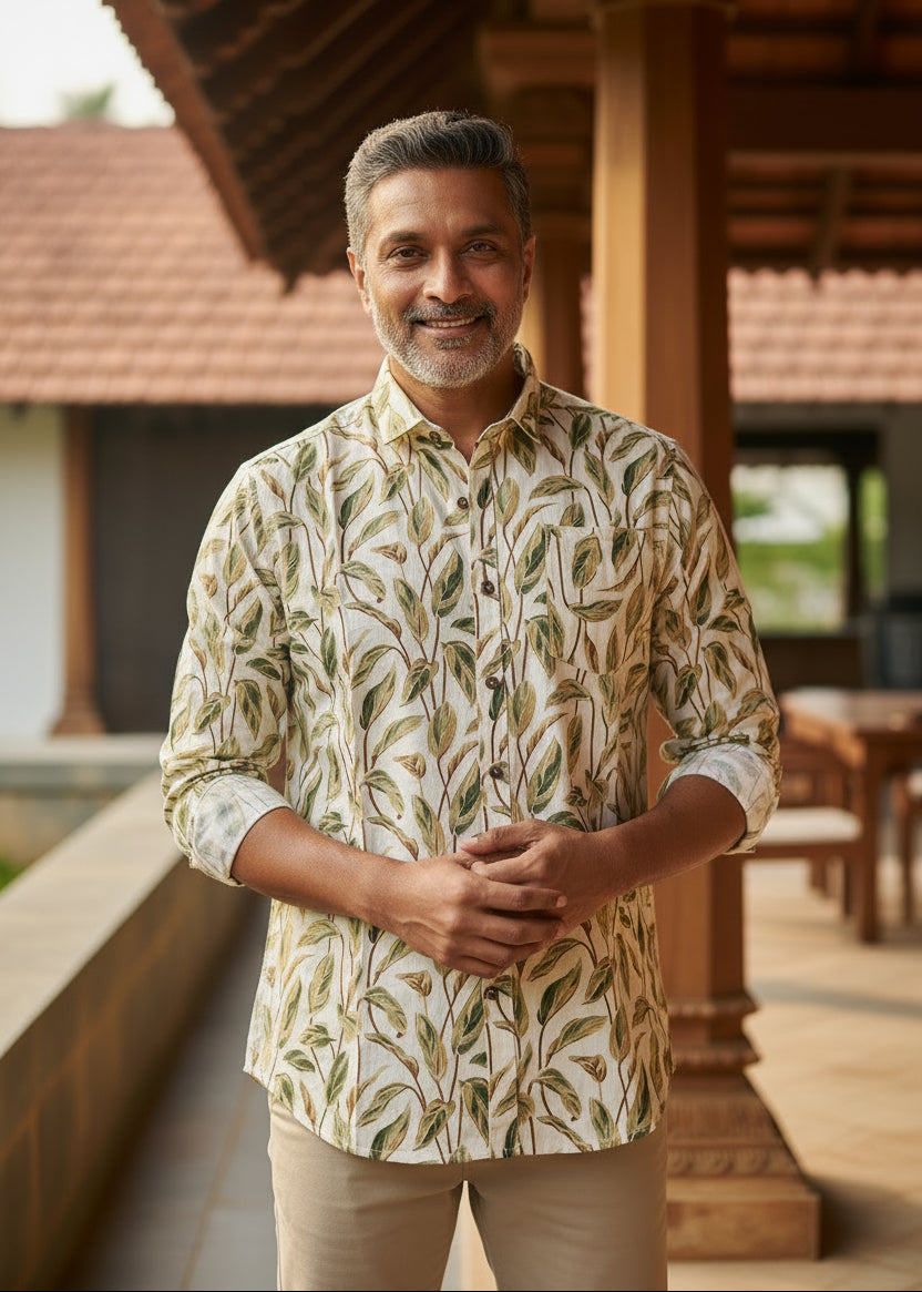 Cotton Printed Full Sleeve Shirt SL234