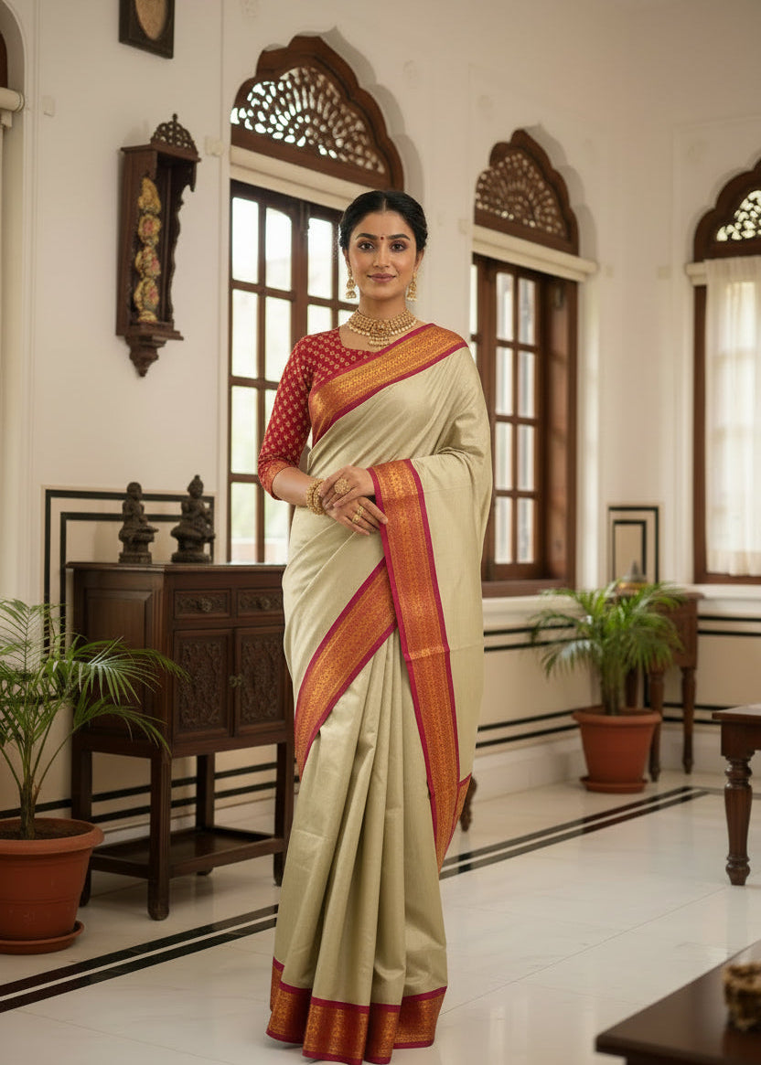 Southloom Semi Silk Narayanpet Saree SL265