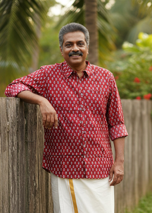 Cotton Printed Full Sleeve Shirt SL234