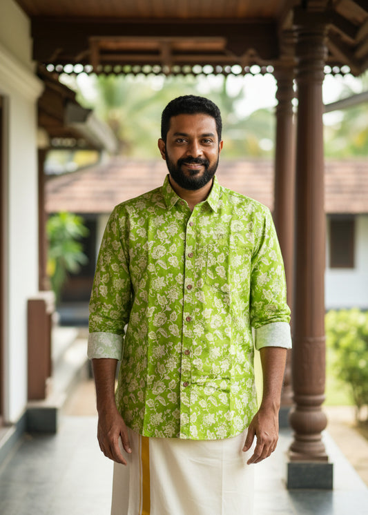 Cotton Printed Full Sleeve Shirt SL234