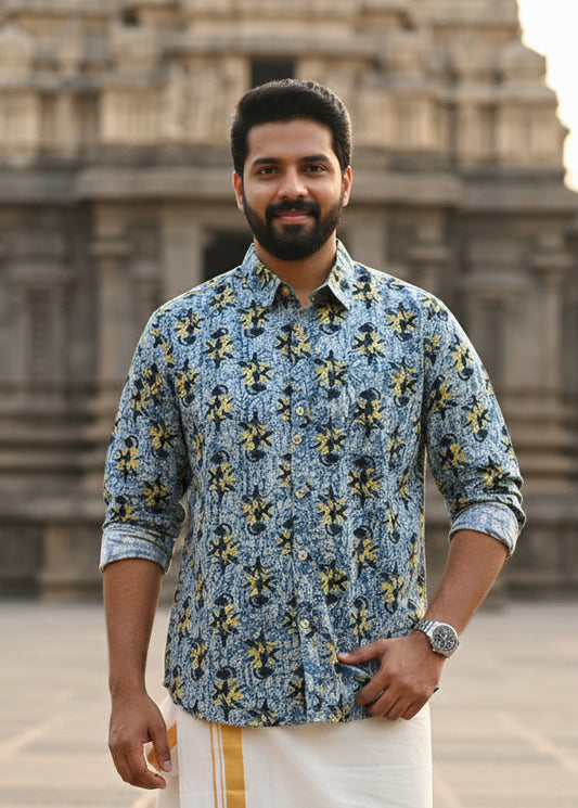 Cotton Printed Full Sleeve Shirt SL234