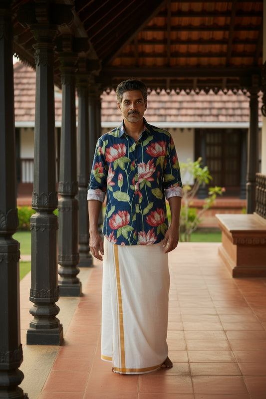 Cotton Printed Full Sleeve Shirt SL234