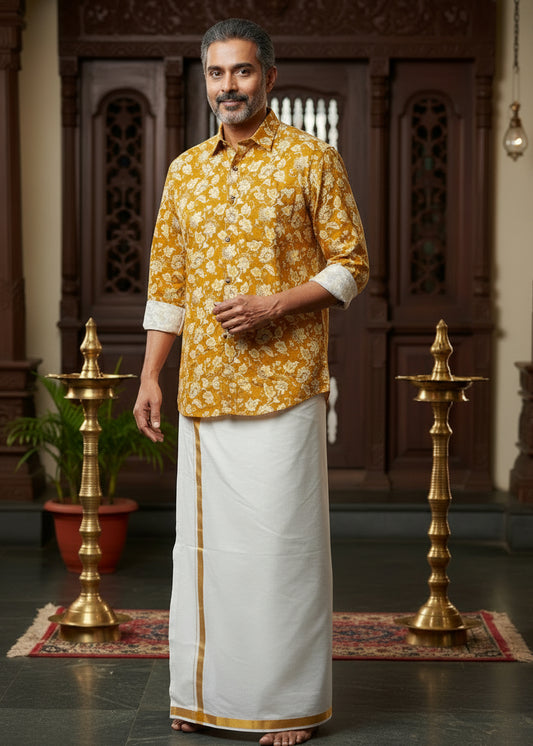 Cotton Printed Full Sleeve Shirt SL234