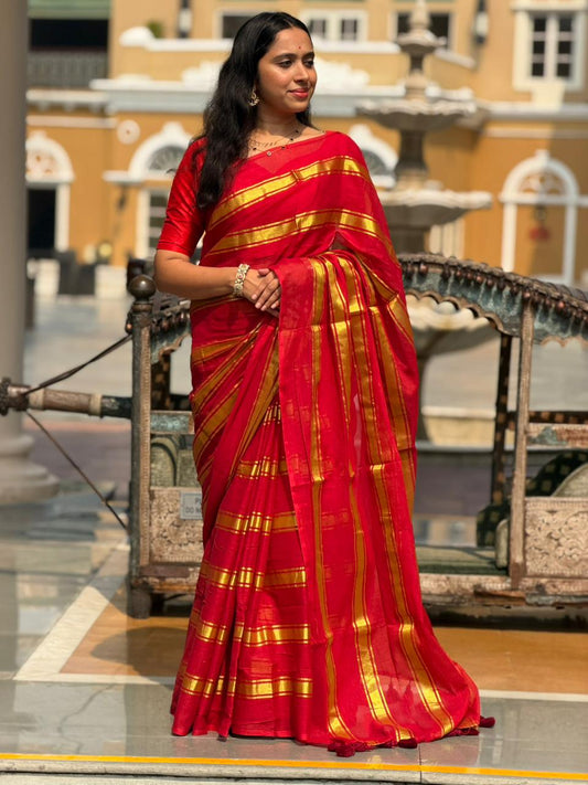 Kerala Mul Cotton Soft Fabric Saree SL215