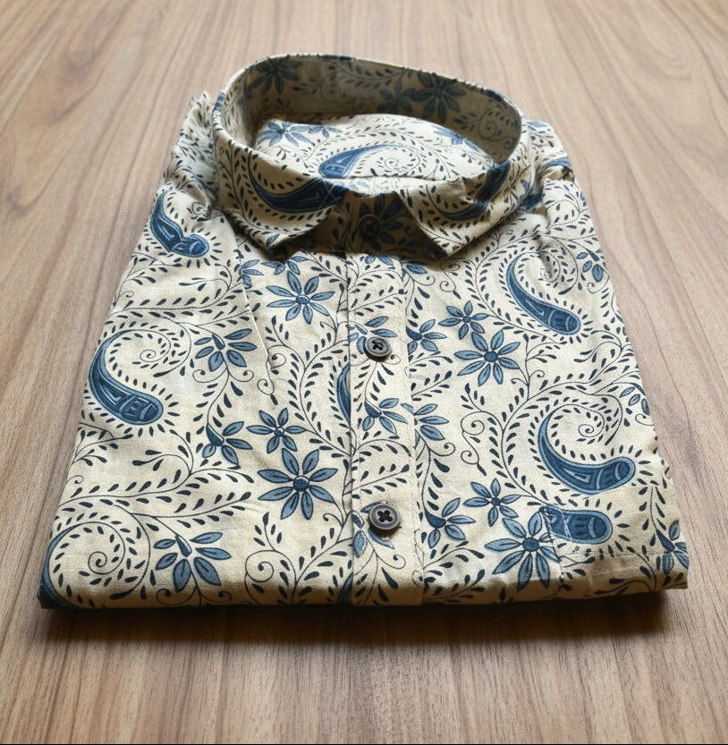 Cotton Printed Full Sleeve Shirt SL234