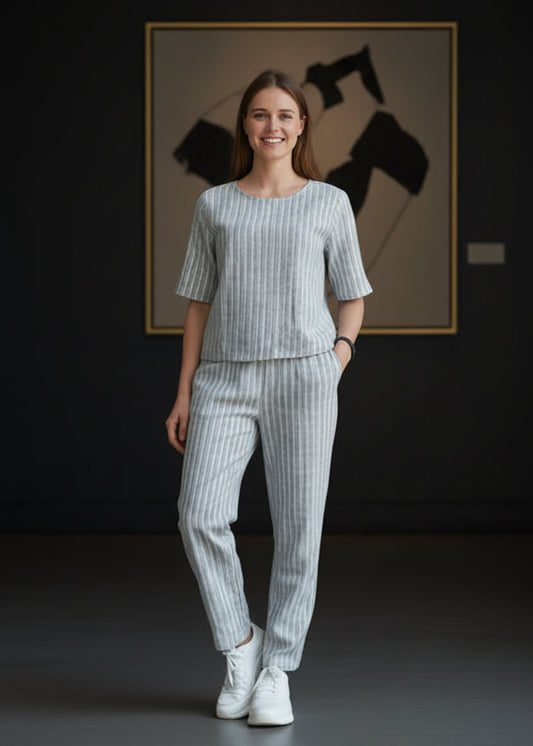 Southloom linen Co-ord Set For Woman SL304