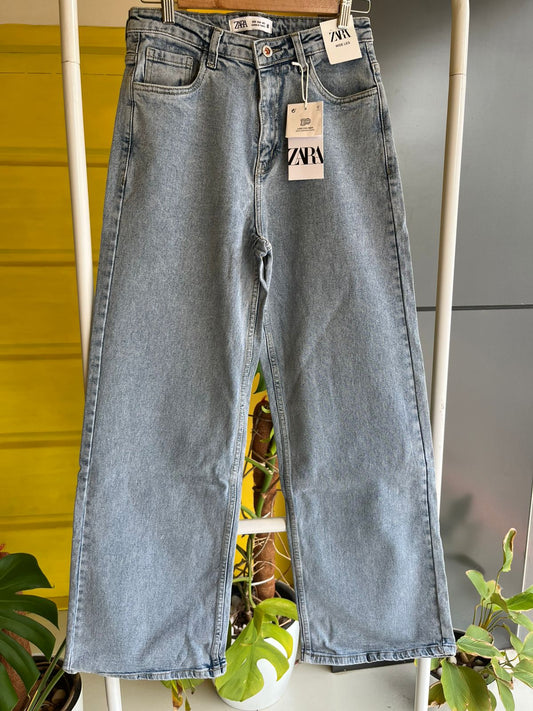 Wide-Leg Denim Jeans For Women SL294