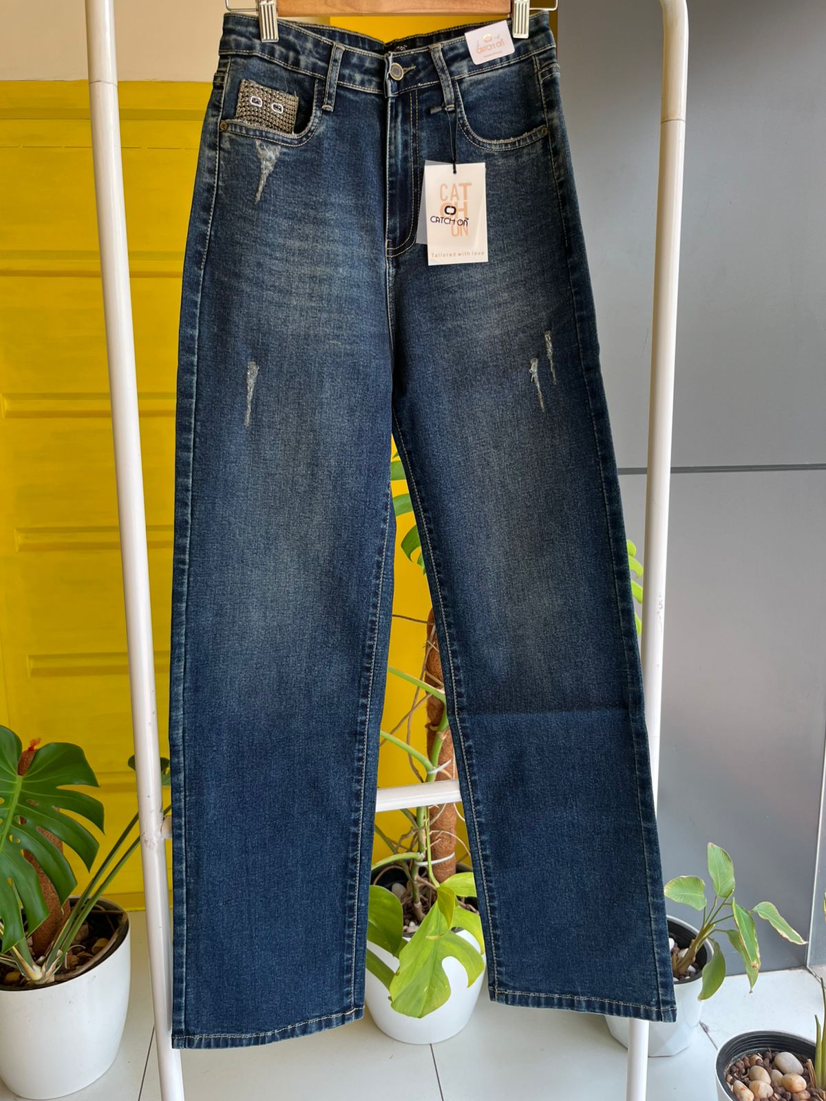 Straight Fit Jeans For Women SL294
