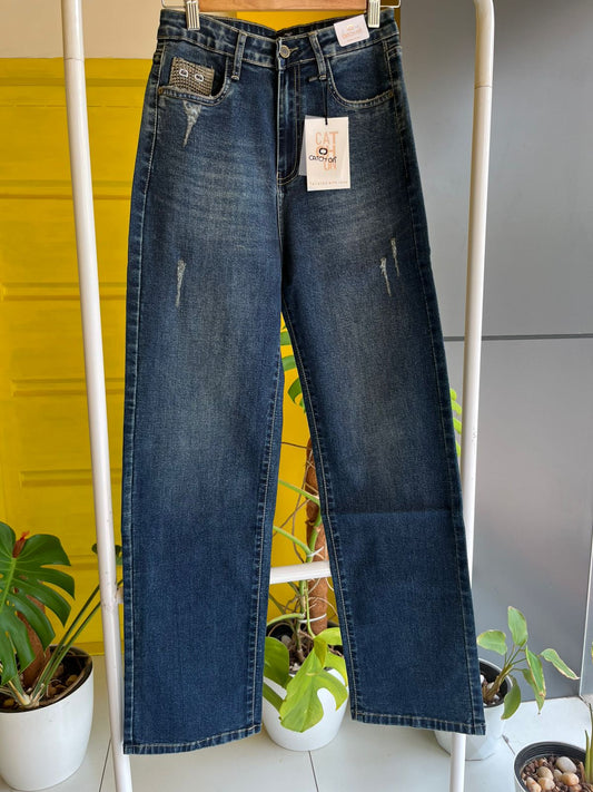 Straight Fit Jeans For Women SL294