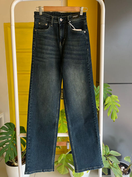Straight Fit Denim Jeans For Women SL294