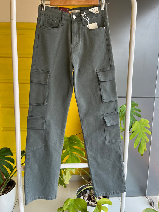 Cargo Denim Jeans For Women SL294