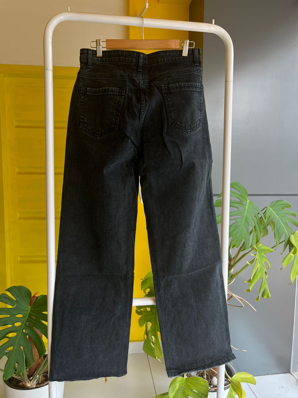 Ripped Wide Leg Denim Jeans For Women SL294