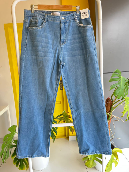 Straight Fit Wide Leg Denim For Women SL294