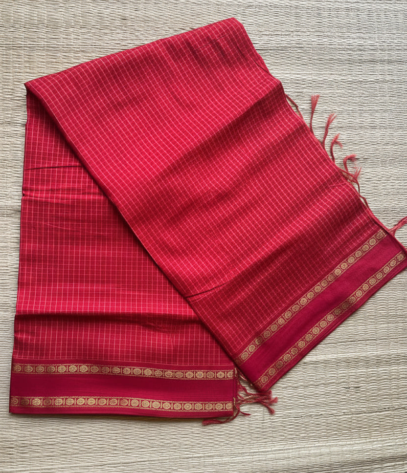 Red Colour  Kalyani Cotton SL236