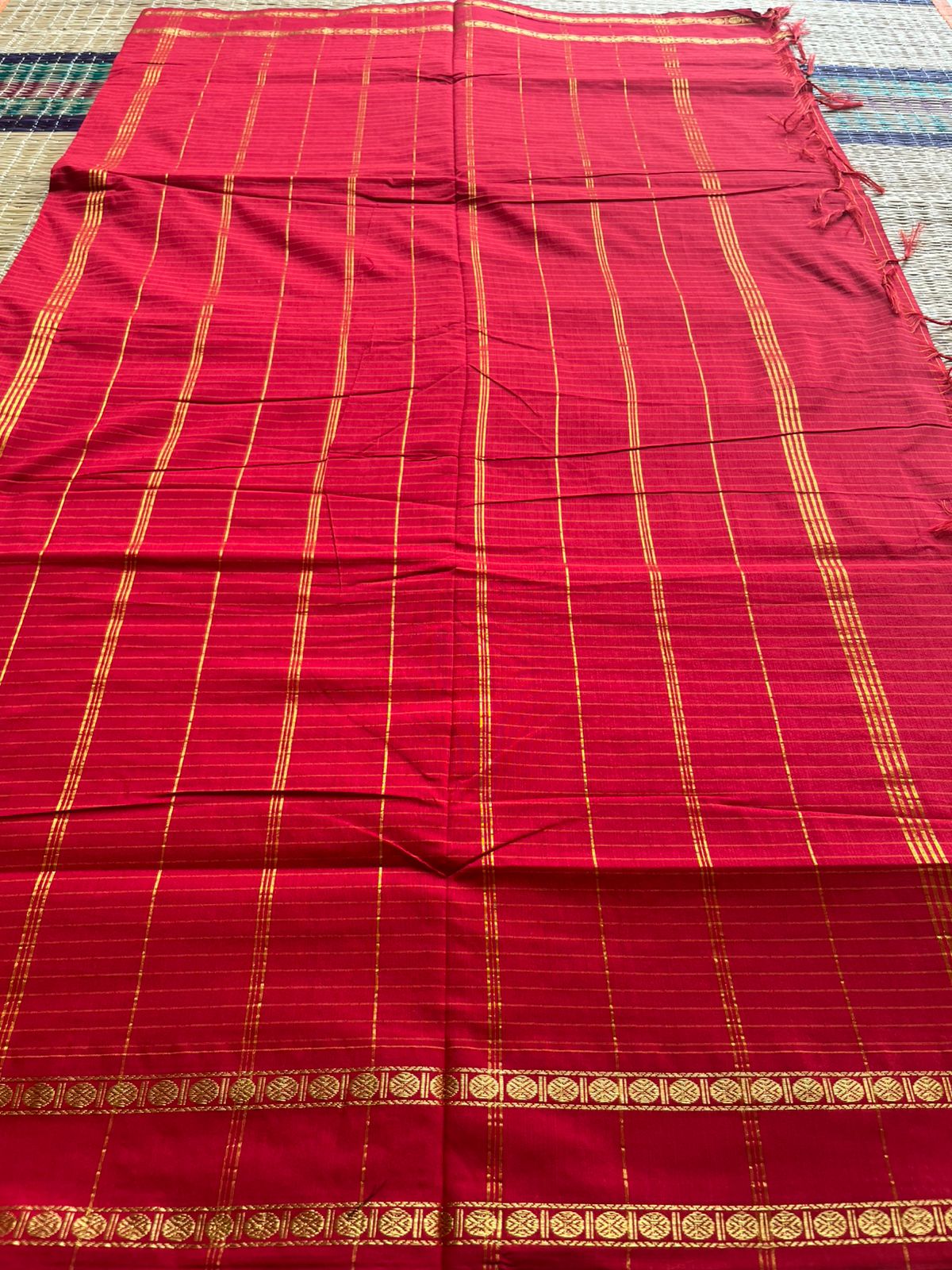 Red Colour  Kalyani Cotton SL236