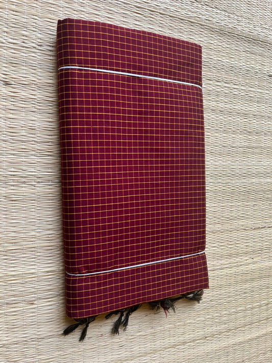 Maroon Colour  Kalyani Cotton SL236