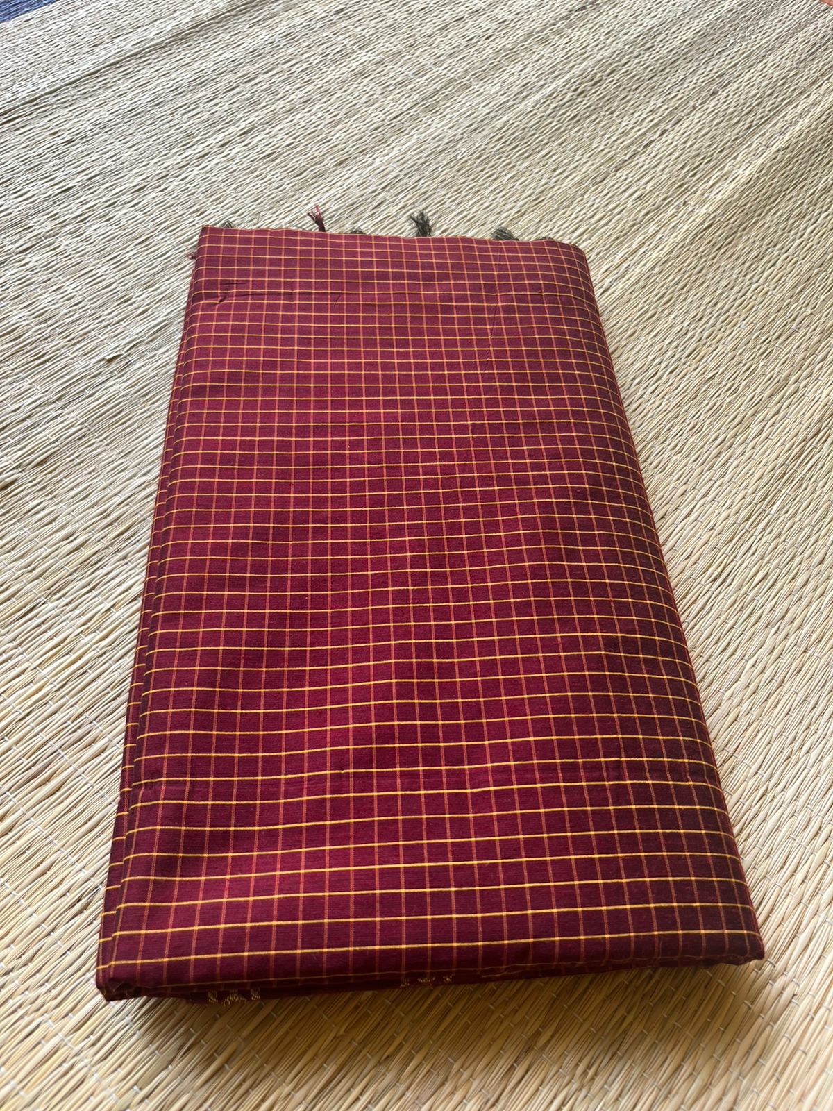 Maroon Colour  Kalyani Cotton SL236