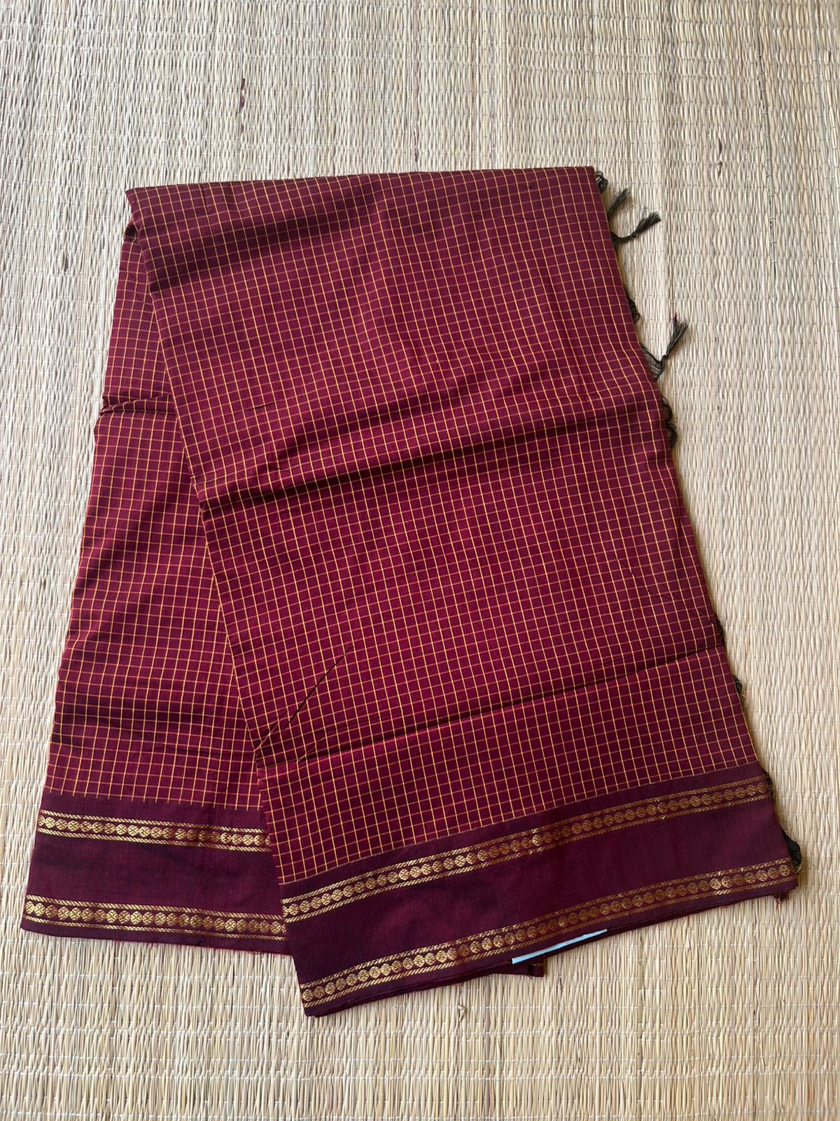 Maroon Colour  Kalyani Cotton SL236