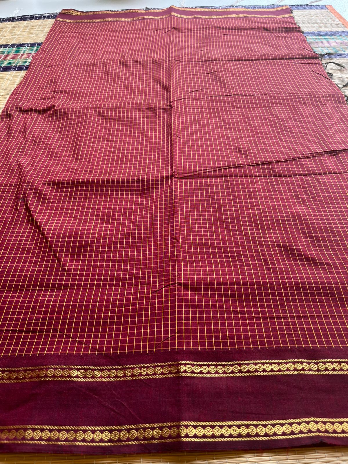 Maroon Colour  Kalyani Cotton SL236