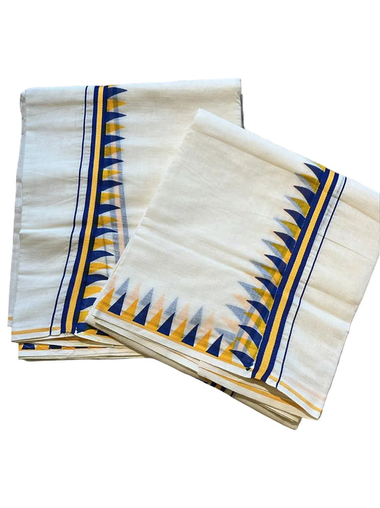 Kerala Cotton Temple Set Mundu (2.80 meter) SL370