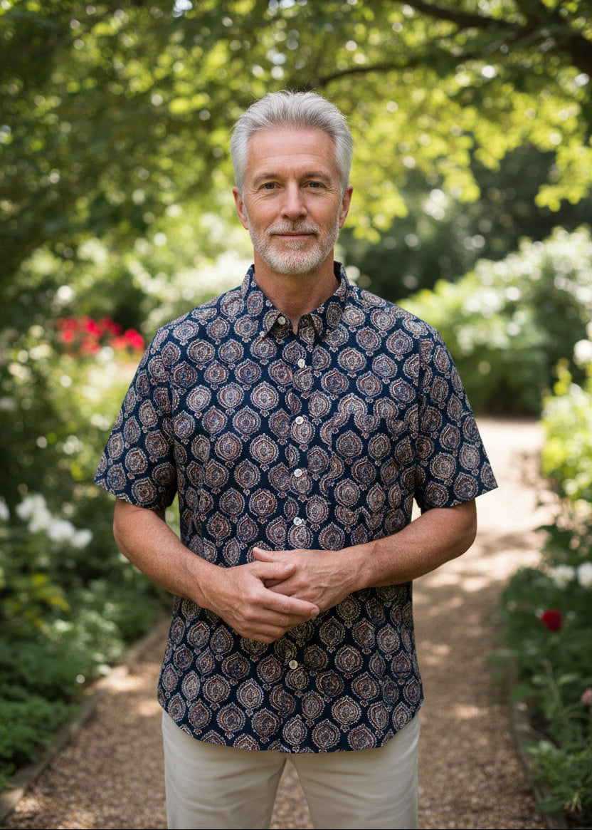 Cotton Printed Half Sleeve Shirt SL234