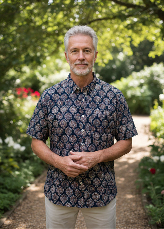 Cotton Printed Half Sleeve Shirt SL234
