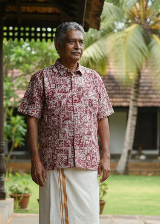 Cotton Printed Half Sleeve Shirt SL234