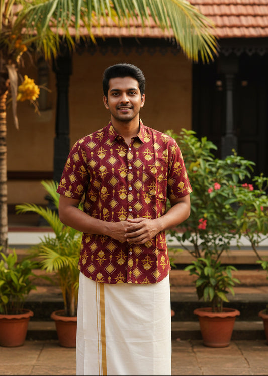 Cotton Printed Half Sleeve Shirt SL234
