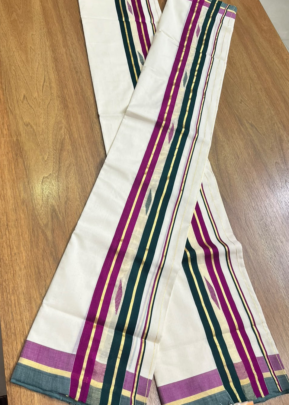 Southloom Premium Handloom Cotton Setmundu SL615
