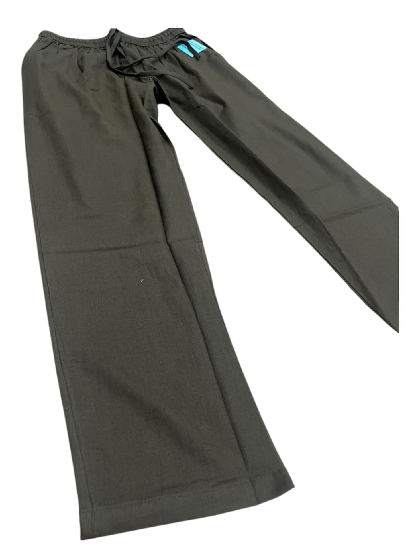 Southloom Cotton Solid  Green Pants for Men